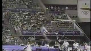 Lu Li - 1992 Olympics EF - Uneven Bars