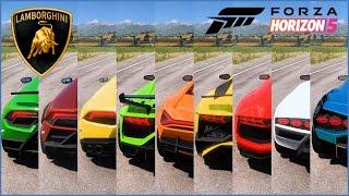 Top 10 Fastest Lamborghini Cars in Forza Horizon 5 | Top Speed Battle!