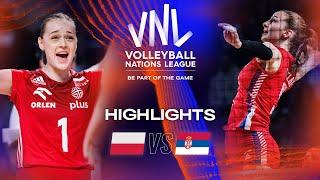  POL vs.  SRB - Highlights Week 1 | Women's VNL 2023