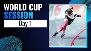 Day 1: World Cup Session | Beijing 2024 | #SpeedSkating