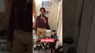 Sisca Mellyana Too Skinny "Showing Her White Panty" | Terlalu Kurus Menunjukkan Celana Putihnya