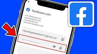 how to see your FACEBOOK password if You forgot 2025