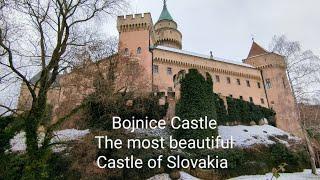 The most beautiful Slovakian Castle Bojnice - Full tour includes interious with en commentary+sbt