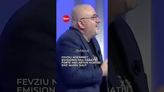 Fevziu ndërpret emisionin nga debati i fortë mes Artan Hoxhës dhe Marin Sulit