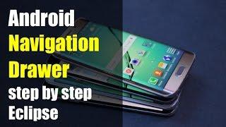 Android Navigation Drawer Step by Step (Eclipse)
