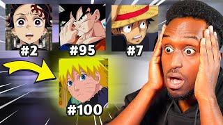 افضل 100 انمي في العالم بالتصويت | ايش هذا !! 