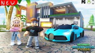 BUILDING MY ULTIMATE MODERN HOUSE TYCOON ROBLOX