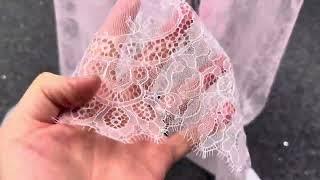 Pink Raschel Lace - Katherine