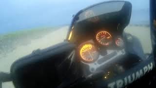 Mopedfahren am Strand von Vlissingen