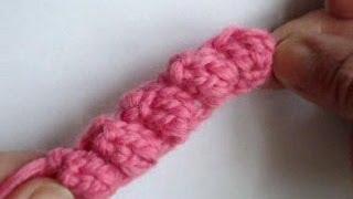 Попкорн /Вязание крючком для начинающих урок 18 popcorn stitch