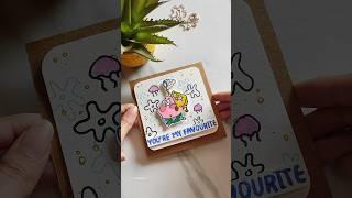 Diy card for best friend #art #easy #diy #viralvideo #cardcreations