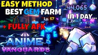 *FASTEST* Way To Get Gems/Exp FAST In ANIME VANGUARDS (Quick & Easy) + FULLY AFK