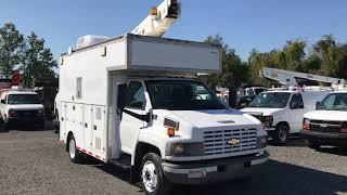 Lewis Motor Company - 2006 Chevrolet C4500 Fiber Splicing Bucket Truck Altec Boom for sale on eBay!