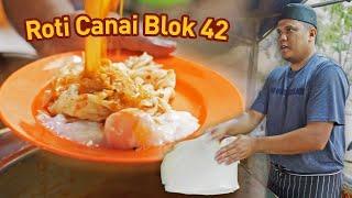 Tak Kedekut Resipi! Roti Canai LEMBUT Bawah Flat | Roti Canai Blok 42