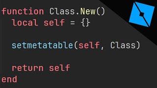 Metatables/Classes Full Guide | Roblox Studio