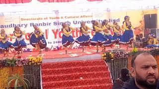 haryanvi group dance s.d.college crsu youth festival 2022 #haryanvi_dance #crsu_youth_festival_2022