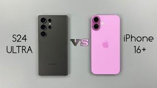 Samsung S24 Ultra Vs iPhone 16 Plus Speed Test & Camera Comparison