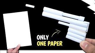 MINI PAPER POCKET GUN Making | PAPER GUN with only 1 PAPER