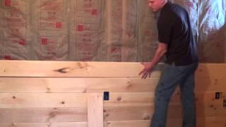 Tongue and Groove Paneling Intall Video