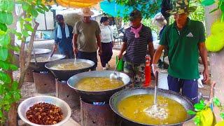 Amazing Cambodian Countryside Food Cooking | Cooking Khmer Rice Congee for Traditional Ceremony