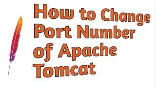 How to change port number in Apache Tomcat ?