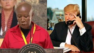 Julius Malema vs Trump “There Is No Genocide In SA. We Coexisting With Our White Murders”