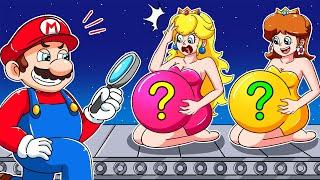 BREWING CUTE BABY & PREGNANT FACTORY - Who is Pregnant with Mario?! - The Super Mario Bros Animation