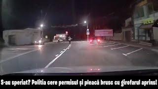 S-AU SPERIAT? POLIȚIA CERE PERMISUL ȘI PLEACĂ BRUSC CU GIROFARUL APRINS!