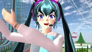 Hatsune miku levan Polkka ￼Original by sundae MMD(SAKURA SchoolSimulator)￼