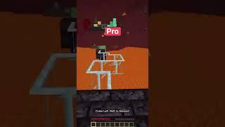 Noob vs Pro vs Hacker PARKOUR in Minecraft  #minecraft#shorts