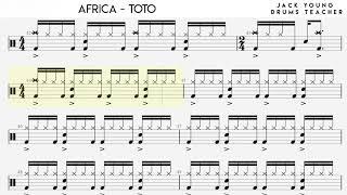 Africa - Toto - Drums Notation 