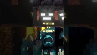 Bedrock Wither Vs Warden  #shorts #wither #warden