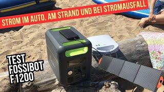 Strom im Auto, am Strand und bei Stromausfall -Test: Fossibot F1200 Powerstation