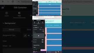 How to place containers side by side in Elementor WordPress #shorts #shortsviral #elementor