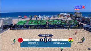 Live | Morocco vs Ghana - Beach Soccer AFCON 2024