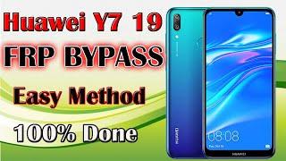 Huawei Y7 2019 FRP Lock Bypass Easy method/Huawei y7 2019 dub-lx1.remove google account /FRP bypass