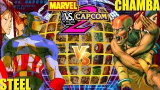 Marvel vs Capcom 2: CHAMBA vs STEEL