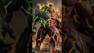 Hulk X Lava    #marvel #fusion #ai #hybrids #superhero