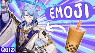 GUESS GENSHIN IMPACT CHARACTERS BY EMOJI [QUIZ]