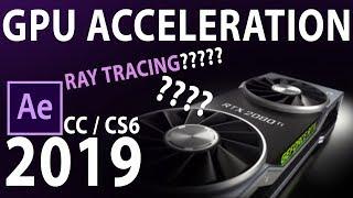 How to Enable GPU Acceleration in After Effects CC 2019