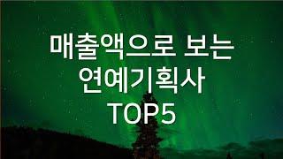 매출액으로 보는  연예기획사  TOP5