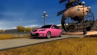 City Car Driving - Mazda 3 l Normal Driving |