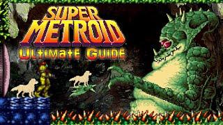 #Metroid Super Metroid - SNES - ULTIMATE GUIDE - 100% Items, Full Map Completion, ALL Endings!