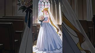 Usagi Tsukino's Wedding #sailormoon #anime #manga