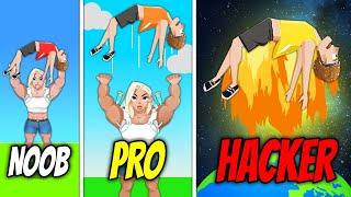 NOOB vs PRO vs HACKER In Lady Toss!