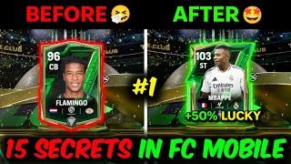 15 SECRETS NO-ONE WILL TELL YOU in FC Mobile 25 [Part1] | Mr. Believer