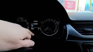 сброс инспекционного сервиса шкода рапид. How to reset a Skoda Rapid inspection service message