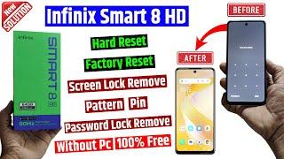 Infinix Smart 8 HD Unlock Without Pc - Infinix x6525 Factory Reset & Removing Pin? Password Lock