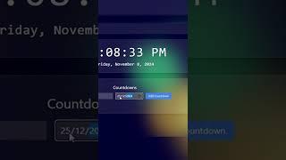 Creating a Digital Clock & Countdown Timer⏳ with HTML & CSS#coding#css#html #webdevelopement #java