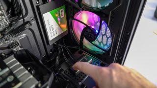 ARGB Fans with no ARGB headers + Temperature Sensor RGB Test